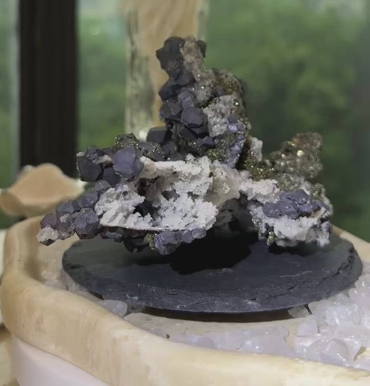 ｜European Ancient Magic Hat-Style Ore｜ Galena-Pyrite Symbiotic
